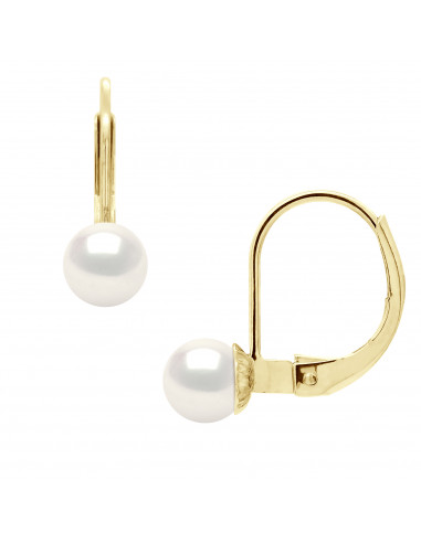 Boucles d'Oreilles Perle de Culture...