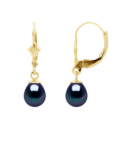 Boucles d'Oreilles Perle de Culture...