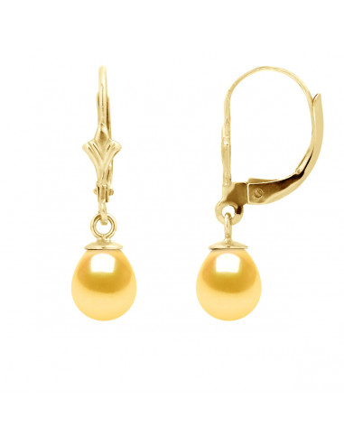 Boucles d'Oreilles Perle de Culture...