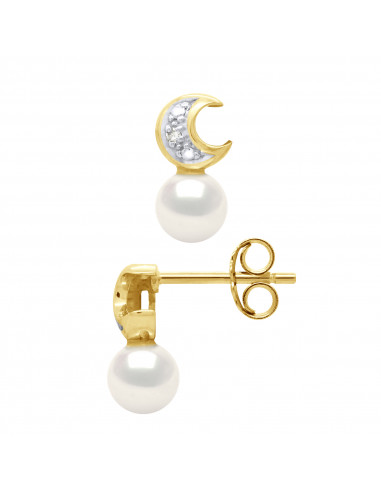 Boucles d'Oreilles Perle de Culture...