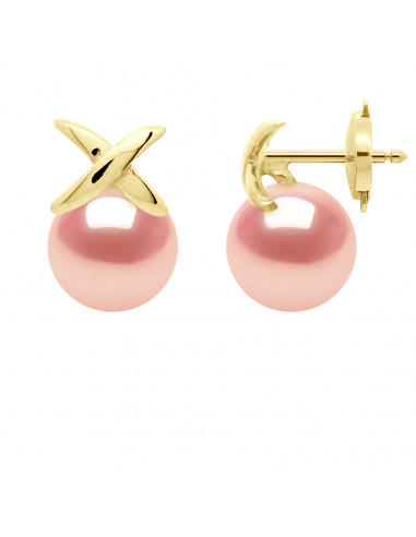 Boucles d'Oreilles Perle de Culture...