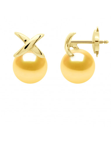 Boucles d'Oreilles Perle de Culture...