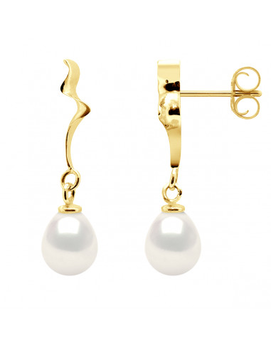 Boucles d'Oreilles Perle de Culture...