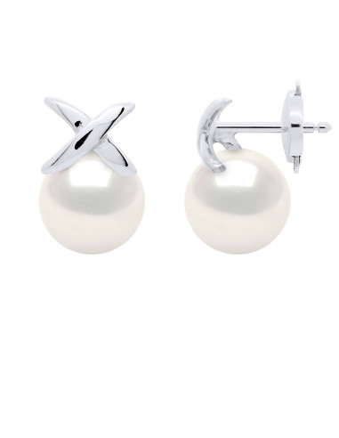 Boucles d'Oreilles Perle de Culture...