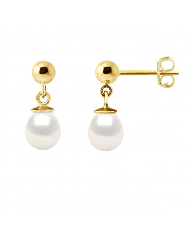 Boucles d'Oreilles Perle de Culture...