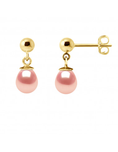 Boucles d'Oreilles Perle de Culture...