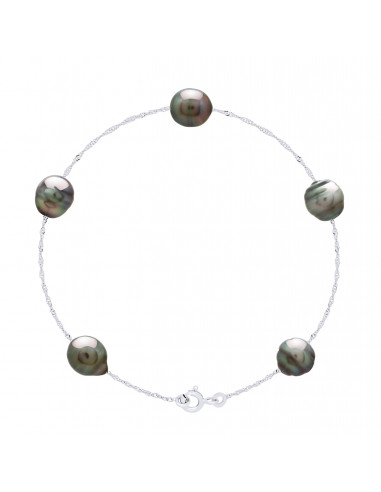 Bracelet 5 Perles de Culture De...