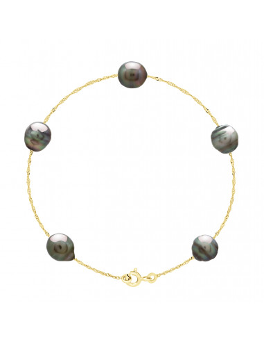 Bracelet 5 Perles de Culture De...