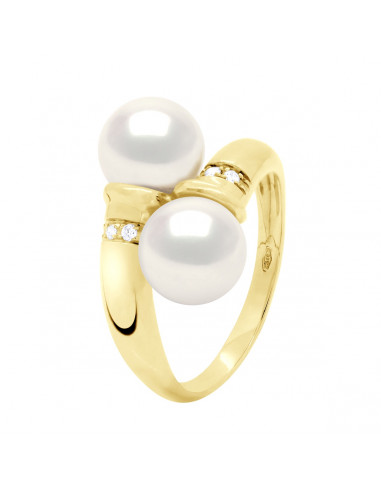 Bague Perles de Culture d'Eau Douce...