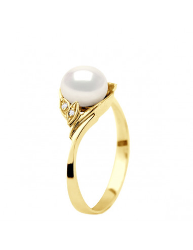 Bague Perles de Culture d'Eau Douce...