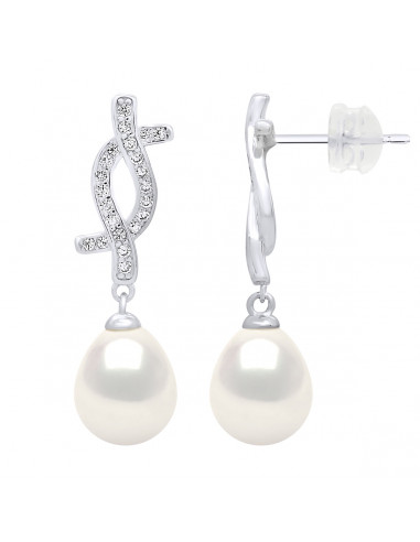 Boucles d'Oreilles Pendantes Argent...