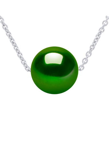 Collier Maille Forçat Argent Perle...