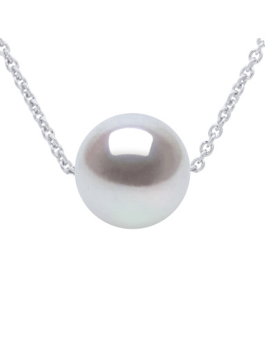 Collier Maille Forçat Argent Perle...