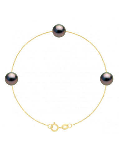 Bracelet 3 Perles de Culture De...