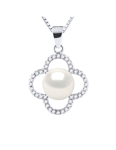 Collier Eau Douce Bouton - Pendentif...