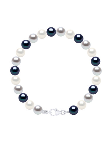 Bracelet Rang perles D'eau Douce Rondes