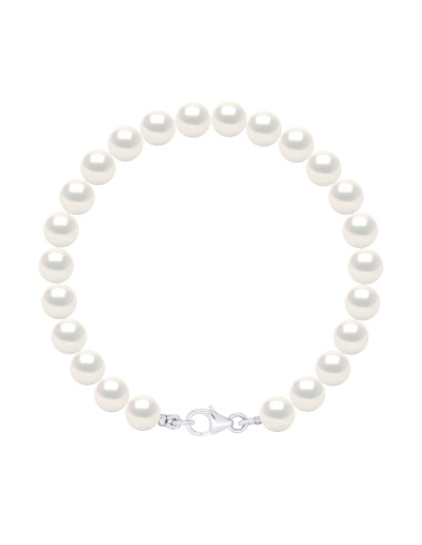 Bracelet Rang perles D'eau Douce Rondes