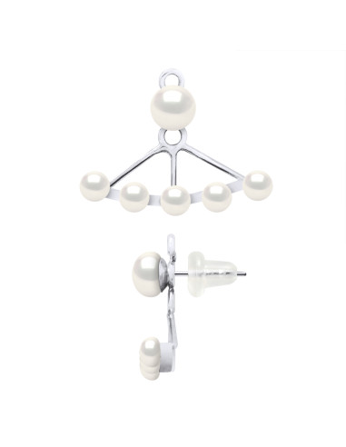 Boucles d'oreilles Eau douce Argent...