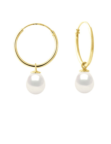 Boucles d'Oreilles Perle de Culture...