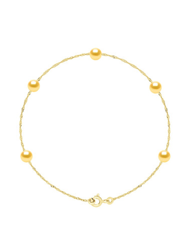 Bracelet 5 Perles de Culture d'Eau...