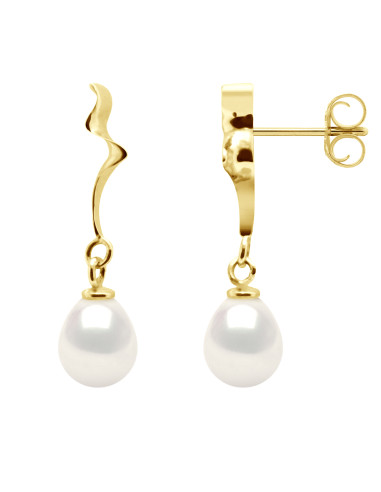 Boucles d'Oreilles Perle de Culture...