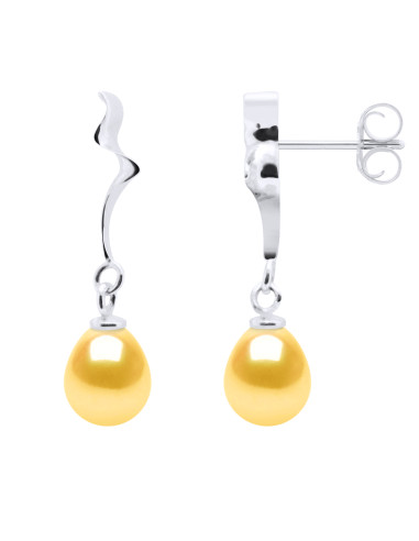 Boucles d'Oreilles Perle de Culture...