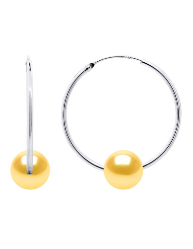 Boucles d'Oreilles Perle de Culture...