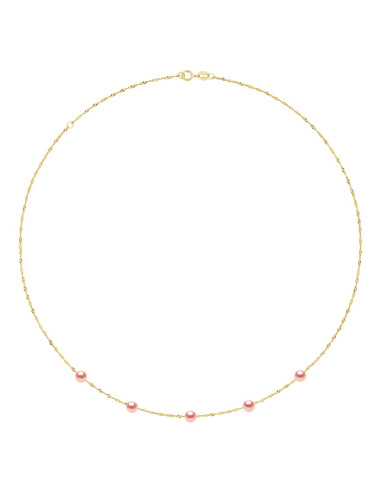 Collier 5 Perles de Culture d'Eau...