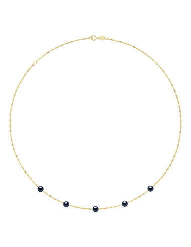 Collier 5 Perles de Culture d'Eau...