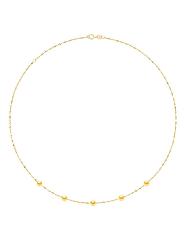 Collier 5 Perles de Culture d'Eau...