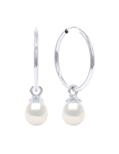 Boucles d'Oreilles Perle de Culture...