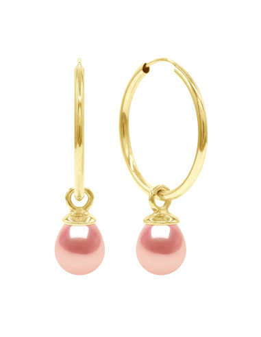 Boucles d'Oreilles Perle de Culture...