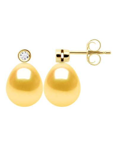 Boucles d'Oreilles Perle de Culture...