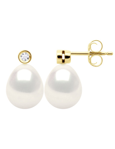 Boucles d'Oreilles Perle de Culture...