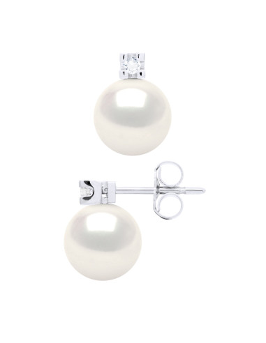 Boucles d'Oreilles Perle de Culture...