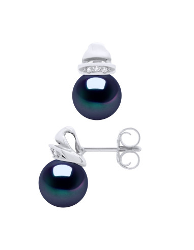 Boucles d'Oreilles Perle de Culture...