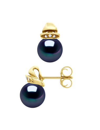 Boucles d'Oreilles Perle de Culture...