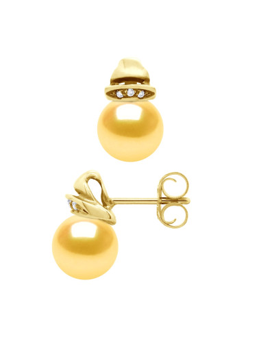 Boucles d'Oreilles Perle de Culture...