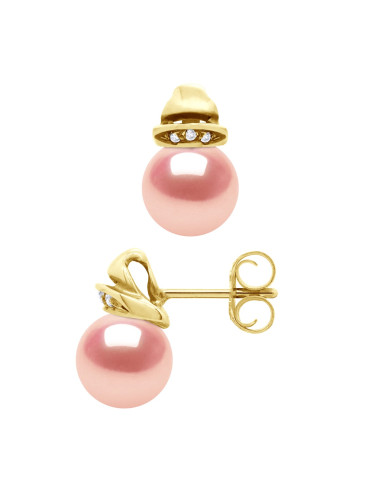 Boucles d'Oreilles Perle de Culture...