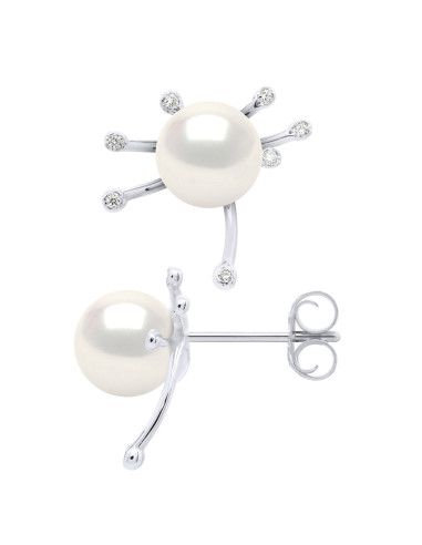 Boucles d'Oreilles Perle de Culture...