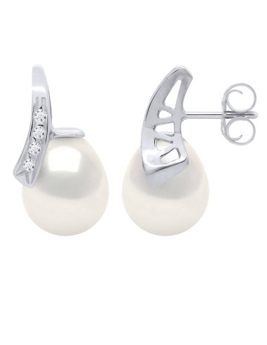 Boucles d'Oreilles Perle de Culture...