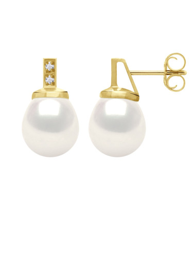 Boucles d'Oreilles Perle de Culture...