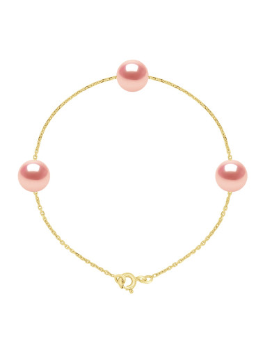 Bracelet 3 Perles de Culture d'Eau...